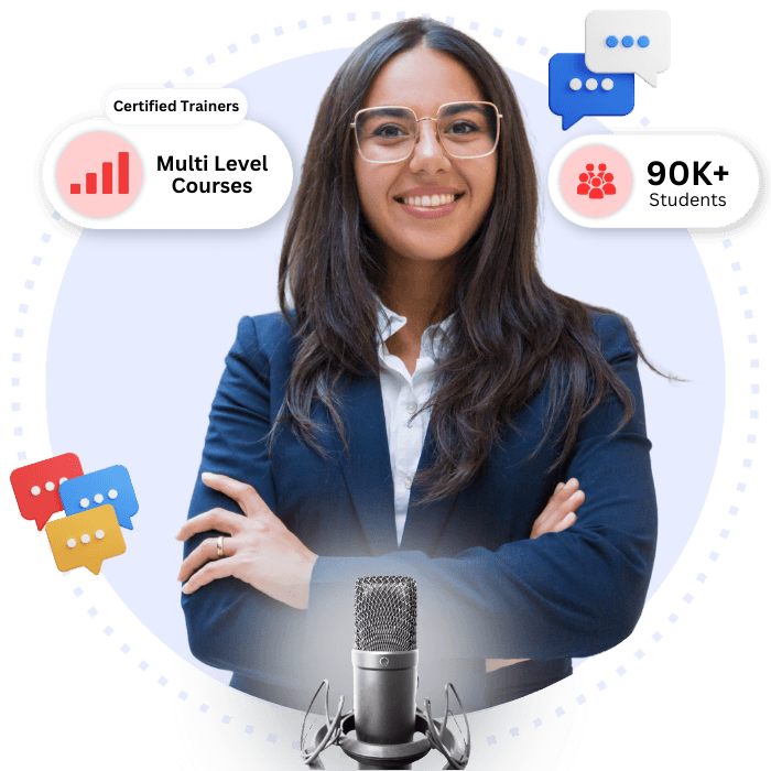 NIL spoken English trainer — Certified Trainers, Multi Level Courses, 90K+ Students